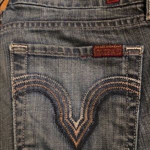 7 for all man kind jeans size 26 Kate jeans
